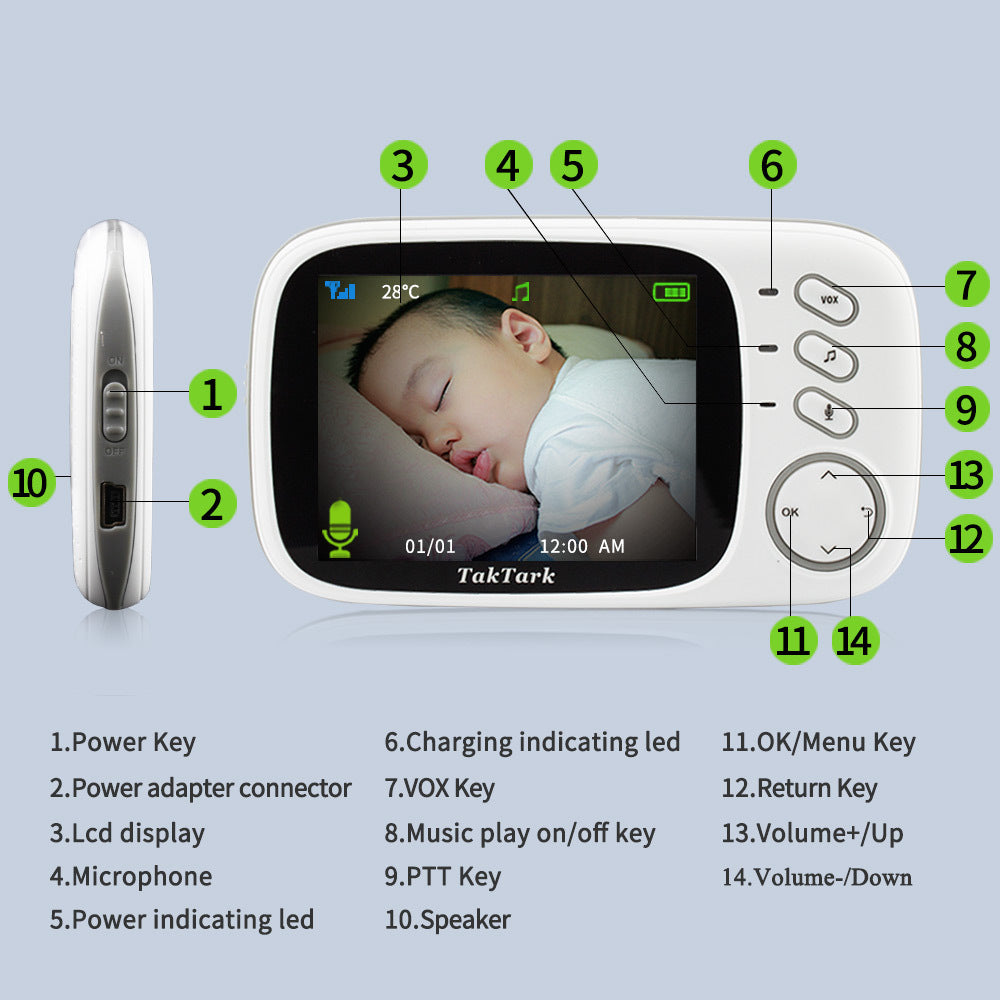3.2 Inch Digital Baby Care