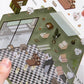 Cartoon 3D Landscaping Stickers Miniature Scene Kawaii Stickers DIY Simulated Cabin Stickers School Accessories for Kids Gifts