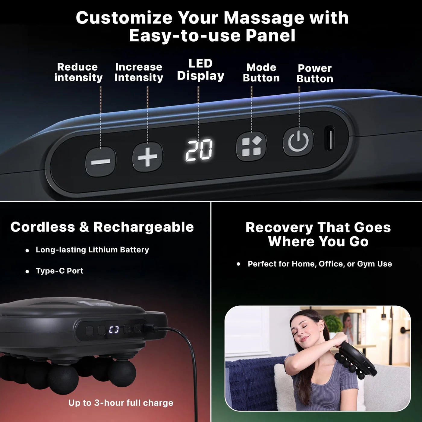 8D Deep Tissue Massager